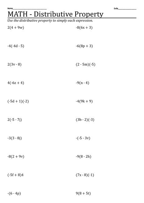 distributive property worksheet with a box|free distributive property worksheet pdf.